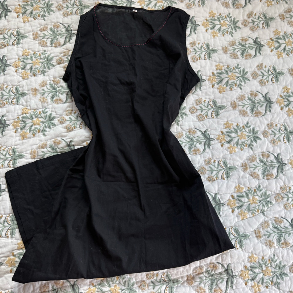 Cotton Sheer Slip Dress